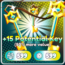 Anime Reborn > 15 Potential Key [599R] 0